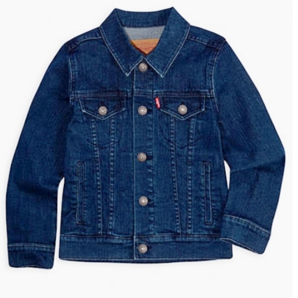 Levi's big kid Denim Trucker jacket size XL